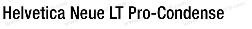 Helvetica Neue LT Pro-CondensedBold字体转换